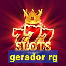 gerador rg